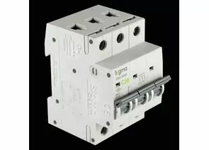 852695 - SIGMA Electric автоматический выкл. SND6000 3P 20A 6кА х-ка C 6SM320C (ТУРЦИЯ) (1)