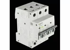 852699 - SIGMA Electric автоматический выкл. SND6000 3P 50A 6кА х-ка C 6SM350C (ТУРЦИЯ) (1)