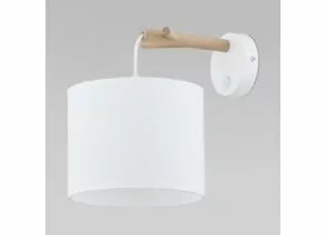 855118 - TK Lighting св-к настенный 60 Вт 200х280х300 дерево белый/светлое дерево Albero 6552 a059256 (1)