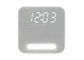 859390 - Радиобудильник HARPER HCLK-2060 white gray - white led H00003324 (1)
