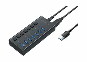 859432 - USB Концентратор HARPER HUB-07MB Black H00003295 (1)