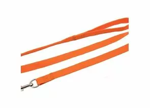 860094 - Поводок для собак NOBBY CLASSIC 25мм*120 см нейлон оранжевый 85398 (1)