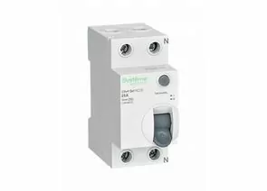 853928 - Systeme electric City9 выкл. дифференц. тока (УЗО) ВДТ 2P 25А 30мА, тип AC, 6кА, эл. мех. C9R36225 (1)