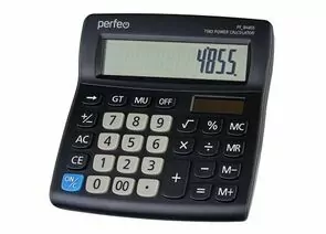 862942 - Perfeo калькулятор PF_B4855, бухгалтерский, 12-разр., черный (1)