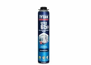 871579 - Tytan (Титан) Professional 65 UNI Пена монтаж.(п/пистолет) зимняя 750мл (-10C), арт.17026 вес 1000гр (1)