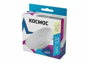 648408 - Космос GX53 св/д 10W(900lm) 3000K 24x75 матов. Lksm_LED10wGX5330C (1)