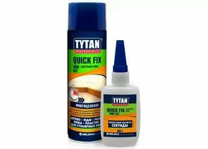 870406 - Tytan (Титан) Professional клей цианакрилатный д/МДФ 200мл (50гр) прозр. 2-х компонент. арт.19228 (1)