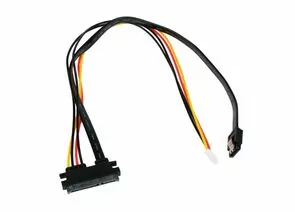 867205 - Кабель питания SATA Cablexpert, XH2.54 4pin+ Sata 7pin/Sata 7+15pin,30см,пакет (1)