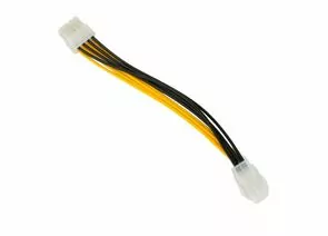867209 - Удлинитель кабеля питания Cablexpert, PCIe 8pin(M)/ PCIe 4pin(F), 20см, пакет (1)