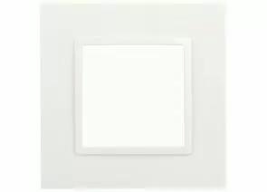 869037 - ЭРА Elegance Classic рамка пластик СУ 1 мест., белый 14-5011-01 60571 (1)