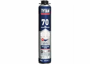 865192 - Tytan (Титан) Professional 70 Пена монтаж.(п/пистолет) летняя 870мл арт.15577 вес баллона 1000гр (1)