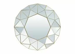 867182 - Зеркало декоративное Флоренция, d=61см, золото 74078, QWERTY (1)
