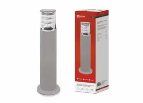 875279 - ASD/InHome св-к уличный/садовый напольный НБУ ART-PT-A60-GR А60 E27 600мм алюминий/серый IP54 8505 (1)