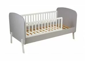 867393 - Кровать детская Polini kids Mirum 2000, серый-белый (мест 1) (1)