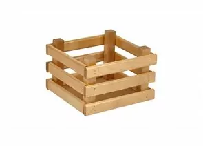 867404 - Ящик деревянный для хранения Polini Home Boxy, 18х18х12 см, лакированный (мест 1) (1)