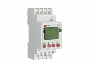 877473 - EKF PROxima таймер электронный ТЭ-80 на DIN-рейку, AC 220В te-80 (1)