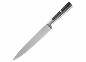 876976 - Нож разделочный PROFI, лезвие 20см, цельнометалич со вставкой пластик 106017 Leonord (1)