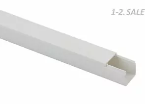 686434 - ЭРА Кабель-канал ПВХ 16х16 белый 2м (100м! в уп., цена за 1м) KK-W-16-16 9176 (1)