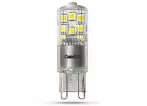 695011 - Лампа св/д Camelion G9 220V 5W(400lm 330°) 3000K 2K прозр. 55x16 пластик LED5-G9-NF/830/G9 (1)