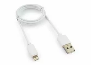711057 - Кабель USB(A)шт. - 8pin шт. для iPhone5/6/7/8/X, IPod, IPad Гарнизон, 1м, белый, пакет (1)