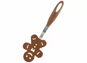 716240 - Лопатка д/блинов Mallony PT-Gingerbread, Пряничный человечек, 27х9,3см, сталь/нейлон 985951 (1)
