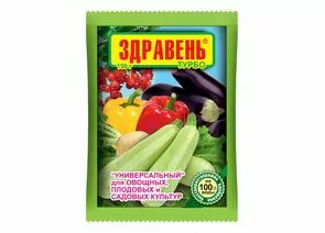 724481 - Здравень Турбо 150гр. универс.(д/овощных, плодовых и сад. растений) пакет, удобрение, Ваше Хозяйство (1)