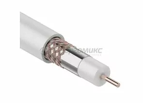 381153 - REXANT кабель коакс. RG-6U, 75 Ом, CU (оплетка CU 64%) белый, 100м (цена за бухту) 01-2221 (1)