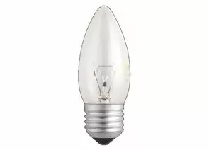 165936 - Лампа накаливания Jazzway B35 E27 40W свеча прозрачная (1)