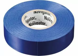 234017 - Navigator изолента ПВХ 15/20 синяя (10!) 71107 (1)
