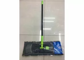 703397 - CELLTIX Швабра (насадка с карманами микроф. Шенилл Лапша 12*40см) черен.телеск.мет.120см, E1M (1)