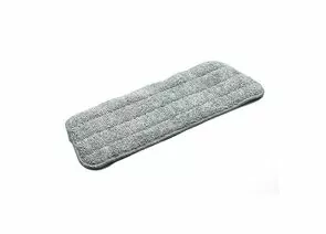 703399 - Насадка для швабры МОП плоская,микрофибра,12*32см,липучка,боковые кармашки/E1M CELLTIX (1)