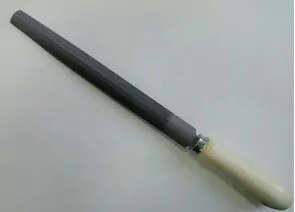 729596 - 3-ON Напильник с деревянной ручкой №2, п/круглый, 200 мм, 04-06-200 (1)