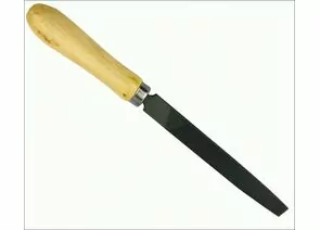 729599 - 3-ON Напильник с деревянной ручкой №2, плоский, 150 мм, 04-07-150 (1)
