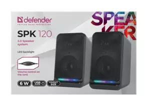 867452 - Акустическая 2.0 система SPK 120 6 Вт, подсветка,питание от USB 65119 Defender (1)