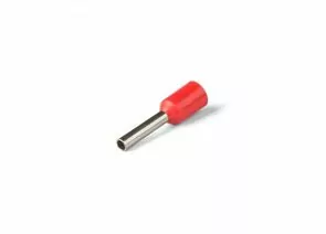 869554 - КВТ наконечник штыревой втулочный изолированный НШВИ 1,0-8 красный (уп.100шт, цена за шт) 79438 (1)