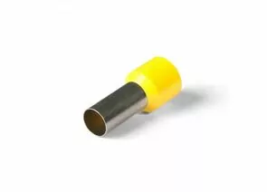 869569 - КВТ наконечник штыревой втулочный изолированный НШВИ 25-16 желтый (уп.100шт, цена за шт) 79453 (1)