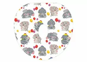 880510 - Сиденье для унитаза МЯГКОЕ детское с рисунком Праздничные слоники MPG9314 Мультипласт (1)