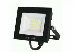 887001 - Luminarte св/д прожектор 30W(2400lm) 5700К 6K IP65 черный 112х83х25 LFL-30W/06 (1)