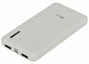887060 - Intro USB зарядки для мобильных устройств ZX10 Power bank 10000mAh, microUSB, Type-C, белый 55900 (1)