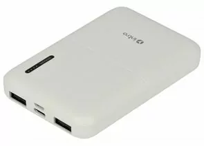 887062 - Intro USB зарядки для мобильных устройств ZX50 Power bank 5000mAh, microUSB, Type-C, белый 55897 (1)