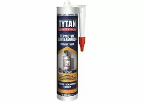 738584 - Tytan (Титан) Professional герметик каминный термост-й (до+1500С), морозост-й,черный,280мл,арт.74775 (1)