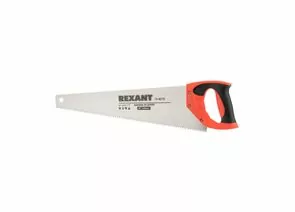 887385 - REXANT Ножовка по дереву Зубец 500мм, 7-8 TPI, каленый зуб 2D, двухкомпонентная рукоятка 12-8215 (1)