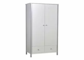 891292 - Шкаф двухсекционный Polini kids Simple 3510, с ящиками, белый-серый (мест 3) (1)