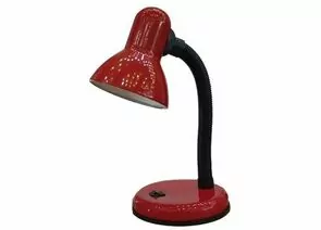 885144 - Ecola св-к настольный под лампу GX53 с вилкой и выключателем Красный APD53REAY (1)