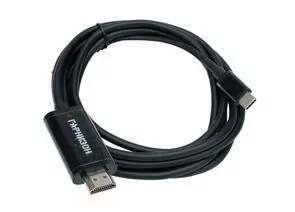 893214 - Кабель Type-C шт. - HDMI шт. Гарнизон GCC-A-CM-HDMI-1.8M v1.4, 1.8м, черный, пакет, 21923 (1)