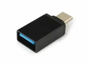 893229 - Переходник Type-C(M) шт. - Type A(F) шт. Гарнизон GCC-A-USB3-CMAF, OTG, черный, пакет, 21924 (1)