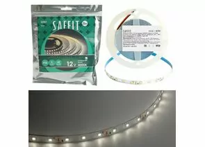 891592 - Saffit лента св/д 12V 6W/m 60SMD(2835)/m 4000K 5000х8х1.22мм IP20 SST01 55238 (1)