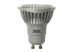 572133 - Uniel GU10 220V 5W(350lm) 4500K 4K матовая 50x58 алюм. LED-JCDR-5W/NW/GU10/FR ALS01SL (1)