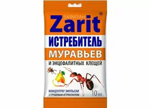 859980 - Зафизан 10мл. От муравьев и клещей (обраб. террит.) (циперметрин+хлорпирифос)Истребитель Дюшес ZARIT (1)