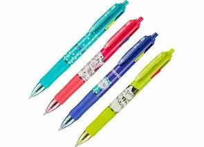 891637 - Ручка шариковая автоматическая M&G So Many Cats 4 цвета (толщина линии 0.5 мм) Арт.1773909 (1)
